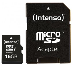 Slika izdelka: Intenso 16GB microSDXC UHS-I Class 10 Pro 90MB/s spominska kartica