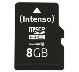 Slika izdelka: Intenso 8GB microSDHC Class 10 25MB/s spominska kartica