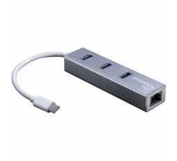 Slika izdelka: INTER-TECH Argus IT-410-S RJ45/3xUSB3.0-Type C LAN adapter