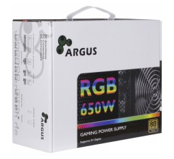 Slika izdelka: INTER-TECH Argus RGB-650W CM II 80Plus Gold modularni ATX napajalnik