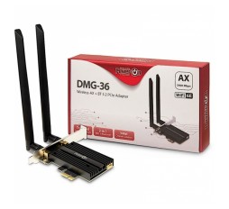 Slika izdelka: INTER-TECH DMG-36 AX5400 WLAN PCI express mrežna kartica