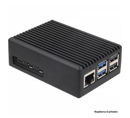 Slika izdelka: INTER-TECH ODS-739 črno ohišje za RASPBERRY Pi 5