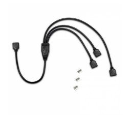 Slika izdelka: INTER-TECH RGB 2x15cm 1x25cm 4-pin RGB razdelilni kabel