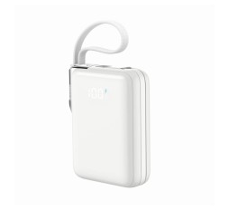 Slika izdelka: Joyroom prenosna baterija 10.000mAh 30W PowerBank Lightning TipC bela JR-PBF27 P