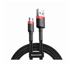 Slika izdelka: Kabel USB A-B mikro 1m 2.4A Cafule rdeč+črn Baseus