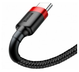 Slika izdelka: Kabel USB A-C 2m 2A Cafule rdeč+črn Baseus