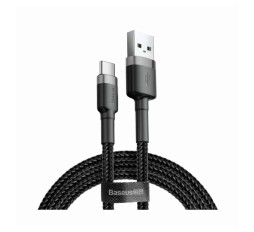 Slika izdelka: Kabel USB A-C 2m 2A Cafule siv+črn Baseus