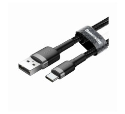 Slika izdelka: Kabel USB A-C 2m 2A Cafule siv+črn Baseus