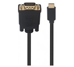 Slika izdelka: Kabel USB-C v VGA, 1080p 60Hz, 1.8m, Ewent EC1052