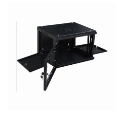 Slika izdelka: DATECH zidni kabinet 4U 280 600x450 črn + polica DP.6404.9001