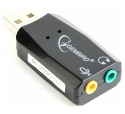 Slika izdelka: Gembird zvočna kartica USB zunanja SC-USB2.0-01
