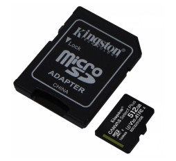 Slika izdelka: KINGSTON Canvas Select Plus microSD 512GB Class10 UHS-I adapter (SDCS2/512GB) spominska kartica in adapter