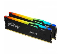 Slika izdelka: KINGSTON Fury Beast 16GB (2x8GB) 6000MT/s DDR5 CL36 EXPO KF560C36BBEAK2-16 RGB ram pomnilnik