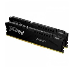 Slika izdelka: KINGSTON Fury Beast 32GB (2x16GB) 5600MT/s DDR5 CL40 XMP KF556C40BBK2-32 ram pomnilnik