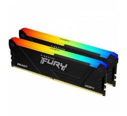 Slika izdelka: KINGSTON Fury Beast 64GB (2x32GB) 3200MHz DDR4 CL16 KF432C16BB2AK2/64 RGB ram pomnilnik