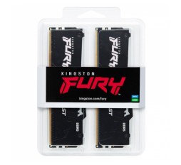 Slika izdelka: KINGSTON Fury Beast 64GB (2x32GB) 5600MT/s DDR5 CL40 XMP KF556C40BBAK2-64 RGB ram pomnilnik