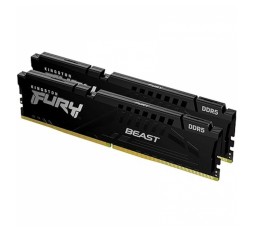 Slika izdelka: KINGSTON Fury Beast 64GB (2x32GB) 6400MT/s DDR5 CL32 XMP KF564C32BBEK2-64 ram pomnilnik