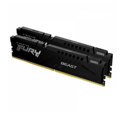 Slika izdelka: KINGSTON Fury Beast Black 64GB (2x32GB) 6000MT/s DDR5 CL40 XMP KF560C40BBK2-64 ram pomnilnik