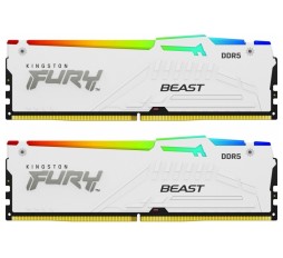 Slika izdelka: Kingston Fury Beast RGB 32GB Kit (2x16GB) DDR5-5600 DIMM CL36, 1.25V