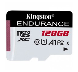 Slika izdelka: KINGSTON High Endurance microSD 128GB Class 10 UHS-I U3 (SDCE/128GB) spominska kartica