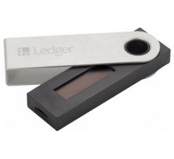 Slika izdelka: Ledger Nano S, denarnica za Bitcoin in druge kriptovalute, USB, črna