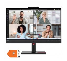 Slika izdelka: LENOVO ThinkVision T27hv-30 27" (68,58cm) QHD IPS DP/HDMI/USB-C/LAN kamera zvočniki monitor