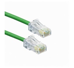 Slika izdelka: Leviton patch UTP CAT.6 3m zelen 3,8mm HighFlex P12 6H4P0-10G