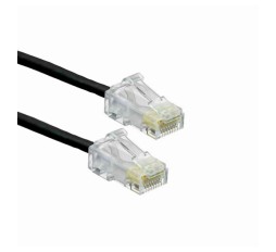 Slika izdelka: Leviton patch UTP CAT.6 4,6m črn 3,8mm HighFlex P24