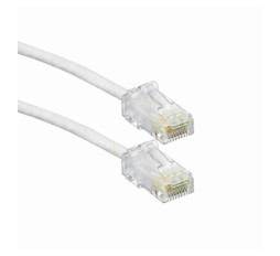 Slika izdelka: Leviton patch UTP CAT.6 6,1m bel 3,8mm HighFlex P12 6H4P0-20W