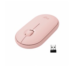 Slika izdelka: Logitech miška Pebble M350 Wireless, roza