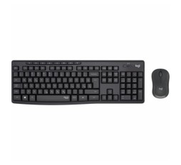 Slika izdelka: Logitech tipkovnica +miška brezžična Desktop MK295 SLO - grafitna barva SLO, silent