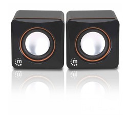 Slika izdelka: MANHATTAN 2600 2.0 6W USB 3.5mm črni zvočniki