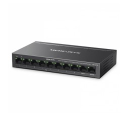 Slika izdelka: MERCUSYS MS110CMP 10-port 8x 10/100Mbps PoE+ RJ45 2x Gigabit RJ45 mrežno stikalo switch