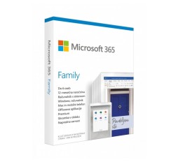 Slika izdelka: Microsoft 365 Family Mac/Win - 1 letna naročnina