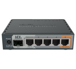 Slika izdelka: Mikrotik 5-portni gigabitni usmerjevalnik hEX S RB760IGS