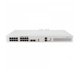 Slika izdelka: MIKROTIK Cloud Router Switch CRS418-8P-8G-2S+RM 19-port 17x Gigabit RJ45 2x 10G SFP+ Dual mrežno stikalo-switch