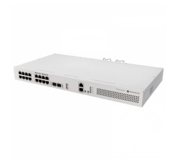 Slika izdelka: MIKROTIK Cloud Router Switch CRS418-8P-8G-2S+RM 19-port 17x Gigabit RJ45 2x 10G SFP+ Dual mrežno stikalo-switch