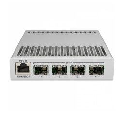 Slika izdelka: MIKROTIK CRS305-1G-4S+IN 5‑port 10G SFP+ (1x PoE in) L2+ Managed mrežno stikalo switch