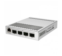 Slika izdelka: MIKROTIK CRS305-1G-4S+IN 5‑port 10G SFP+ (1x PoE in) L2+ Managed mrežno stikalo switch