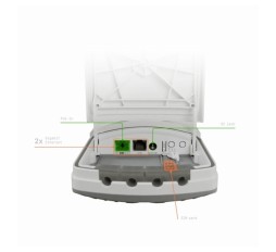 Slika izdelka: Mikrotik dostopna točka WiFi6 wAP AX LTE7 kit zunanja wAPGR-5HaxD2HaxD&R11e-L