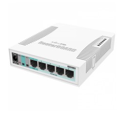Slika izdelka: MIKROTIK RB260GS (CSS106-5G-1S) 5-port 5x Gigabit PoE RJ45 1x SFP+ smart mrežno stikalo switch