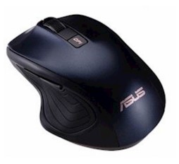 Slika izdelka: Miška ASUS MW202 Silent Wireless Mouse, tiha, brezžična, temno modra