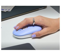 Slika izdelka: Miška Logitech POP Mouse z EMOJI, Bluetooth, vijolična