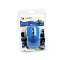 Slika izdelka: SBOX miška brezžična USB WM-106 modra