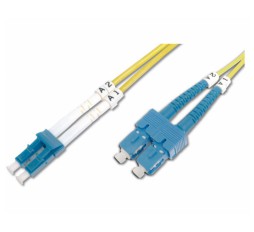 Slika izdelka: Digitus optični patch SM PK-9 LC/SC 3m OS2
