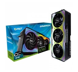 Slika izdelka: PALIT GeForce RTX 5090 GameRock OC 32GB GDDR7 ARGB grafična kartica
