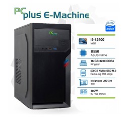 Slika izdelka: PCPLUS E-machine i5-12400 16GB 500GB NVMe SSD namizni računalnik