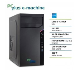 Slika izdelka: PCPLUS e-machine i5 12400F 16GB DDR5 500GB SSD GT730 namizni računalnik