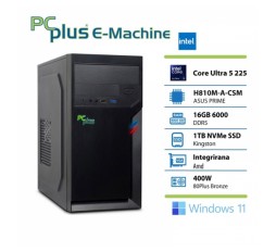 Slika izdelka: PCPLUS e-machine Ultra 5 225 16GB 1TB SSD Windows 11 Home namizni računalnik