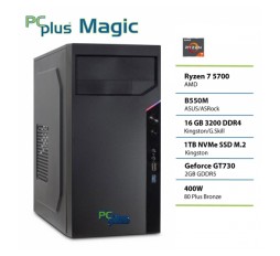Slika izdelka: PCPLUS Magic Ryzen 7 5700 16GB 1TB SSD GT730 namizni računalnik